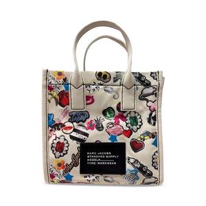 Сумки-тоут Marc Jacobs Medium Tote Sticker Print Canvas Standard Supply Bag 'Белый/Многоцветный'