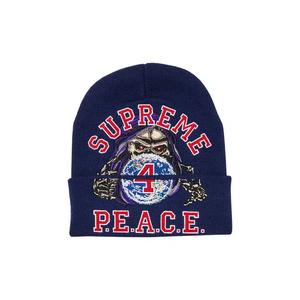 Шапки-бини Supreme Peace Embroidered Beanie 'Navy'