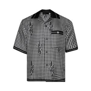 Рубашки на пуговицах Amiri Houndstooth Bowling Shirt 'Black'