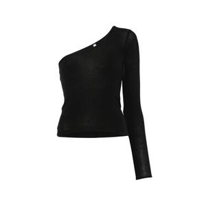 Топ в рубчик на одно плечо