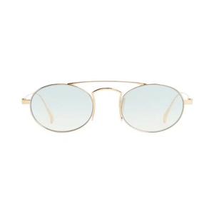 Kith Giorgio Armani & овальные солнцезащитные очки «Titanium»