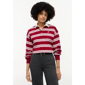 Поло-свитшот с длинным рукавом Rugby Stripe - Tommy Mainline