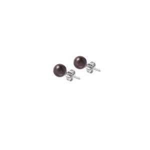 TOMEI Pearlfect Love Сережки с черным жемчугом, Белое золото 375/9K