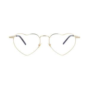 Очки Saint Laurent Cat Eye-Frame Metal Optical Frames 'Золотой/Прозрачный'