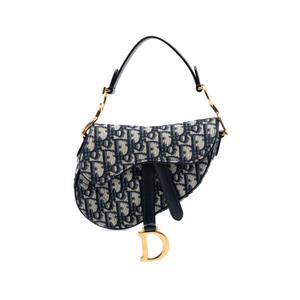 Сумка-сэтчел Mini Oblique Canvas Saddle Bag (2018 год)