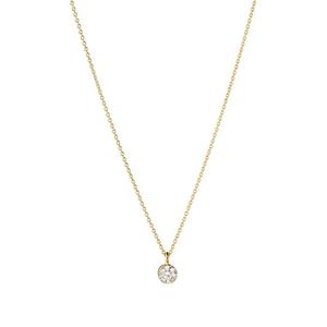 Колье Lily Diamant Simple из желтого золота с бриллиантами
