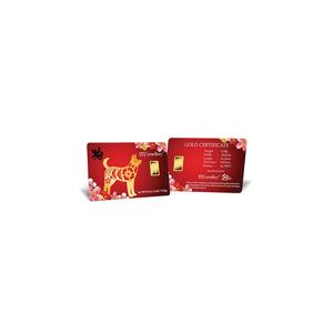 5G Gold Collection 999.9/24K 12 Zodiac Series Золотой слиток (0,2 г)