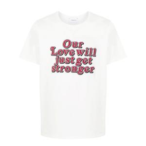 Футболка с принтом 'Our love will just get stronger'