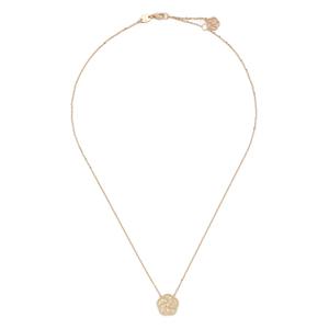 Колье Bloomy из желтого золота с бриллиантом