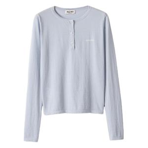 Кашемировая футболка Henley
