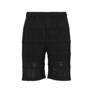 Шорты Lace Grid со складками