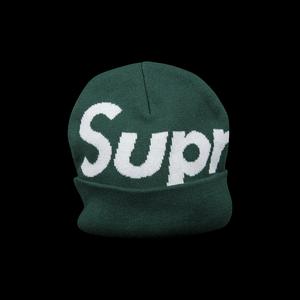 Бини Supreme Big Logo Beanie 'Green'