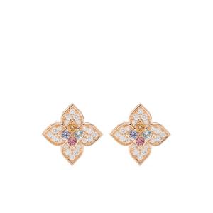 Серьги Venetian Princess из розового золота с камнями