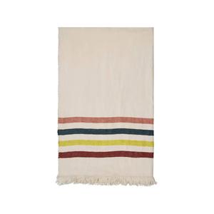Полосатое полотенце Belgian Fouta с бахромой
