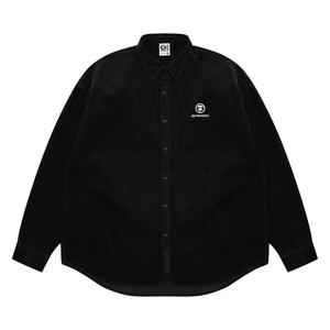 Рубашки и топы AAPE Moonface Logo Long Sleeve Shirt 'Черный'