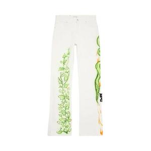 Off-White джинсы Babybrush Contour 'White/Multicolor'