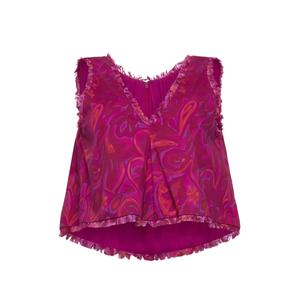 Блузка Ibbie Paisley Bloom с бахромой