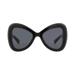 Valentino Cat Eye-Frame Acetate Sunglasses «Черный/Серый»