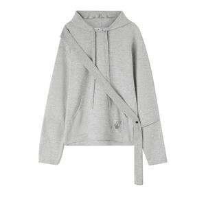 Худи Off-White Easybreezy Band Knit Hoodie 'Medium Grey'