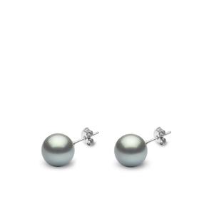 Серьги-гвоздики Classic из белого золота с жемчугом