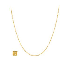 HABIB Oro Italia 916 Желтое золото Ожерелье GC20820526(040Y) (22K Золото)