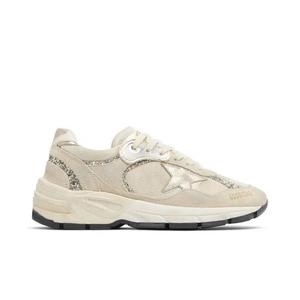 Кроссовки Golden Goose Wmns Dad-Star 'Seed Pearl Platinum Glitter'