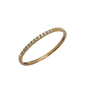 LITZ 18K розовое золото кольцо с бриллиантом DR130-R (SZ10)