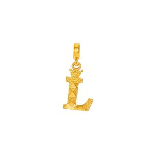 HABIB 916/22K Желтое золото Алфавитный шарм 6800027YL