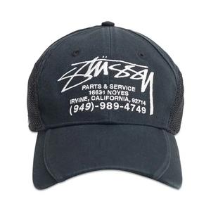 Кепки-снапбэки Stussy LP Service Mesh Strapback Cap 'Черный'