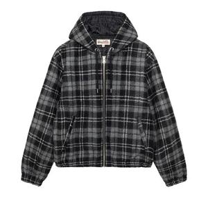 Верхняя одежда Stussy Work Jacket Wool Plaid «Угольный»