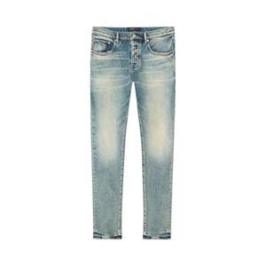 PURPLE BRAND Узкие джинсы с электрическим оттенком 'Mid Indigo'