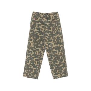 Широкие джинсы Face Camo
