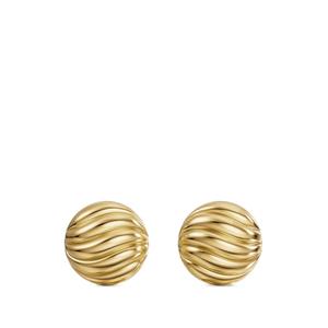 Серьги Sculpted Cable
