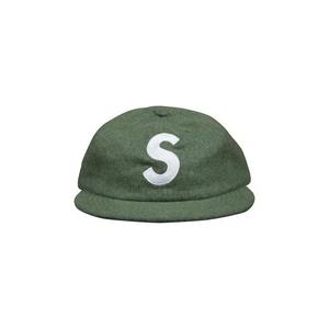 Кепки Supreme Suede S Logo 6 Panel 'Оливковый'