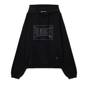 Худи Palm Angels Vintage Box Logo Loose Hoodie 'Black/Grey'