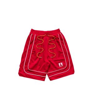 Сетчатые шорты с кантом