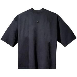 Футболки Yeezy Gap Engineered by Balenciaga Logo 3/4 Sleeve Tee 'Washed Black'