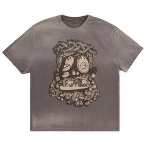 Футболка с коротким рукавом Cactus Jack от Travis Scott x Takashi Murakami Melted Utopia Dream Tee «Коричневый»
