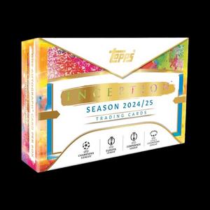 Спортивные карточки 2024-25 Topps Inception UEFA Club Competitions Soccer Hobby Box