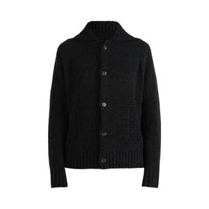 Кардиганы Auralee Кашемир Шенилл Вязаный Кардиган 'Black'
