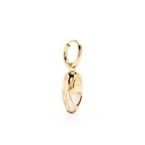 Серьги-кольца Quartz