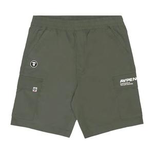 AAPE Moonface Relaxed Cargo Shorts 'Хаки/Серый'