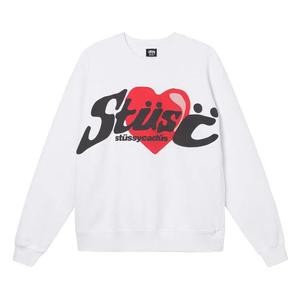 Свитеры Stussy x Cactus Plant Flea Market Heart Crewneck Sweatshirt 'White'