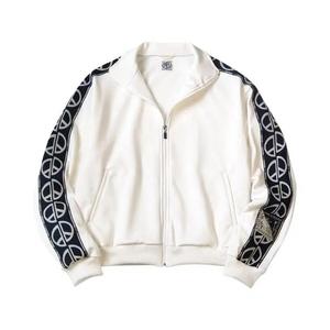 Трековые куртки Kapital Smooth Jersey TH.D.D. Трековая куртка (Знаки мира) 'Белый'