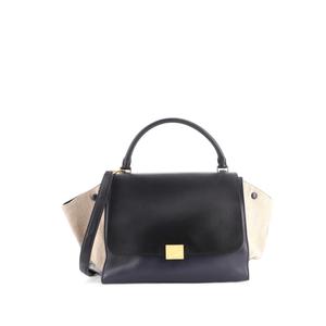 Сумка-саквояж Trapeze Bag Leather with Canvas Medium