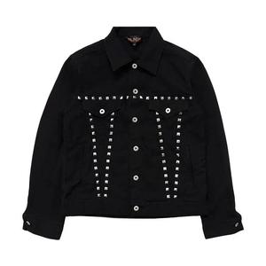 Верхняя одежда Comme des Garçons Black Trucker Jacket With Studs 'Black'