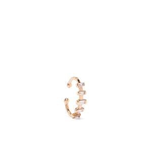 Серьга-кафф из розового золота с бриллиантами