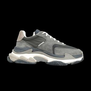 Кроссовки Balenciaga Triple S Sneaker 'Grey Suede' 2018