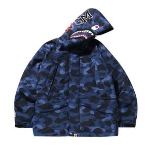 Пуховики BAPE Color Camo Shark Snowboard Down Jacket 'Navy'