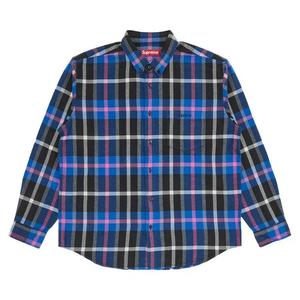 Фланелевые рубашки Supreme Plaid Flannel Shirt 'Blue'